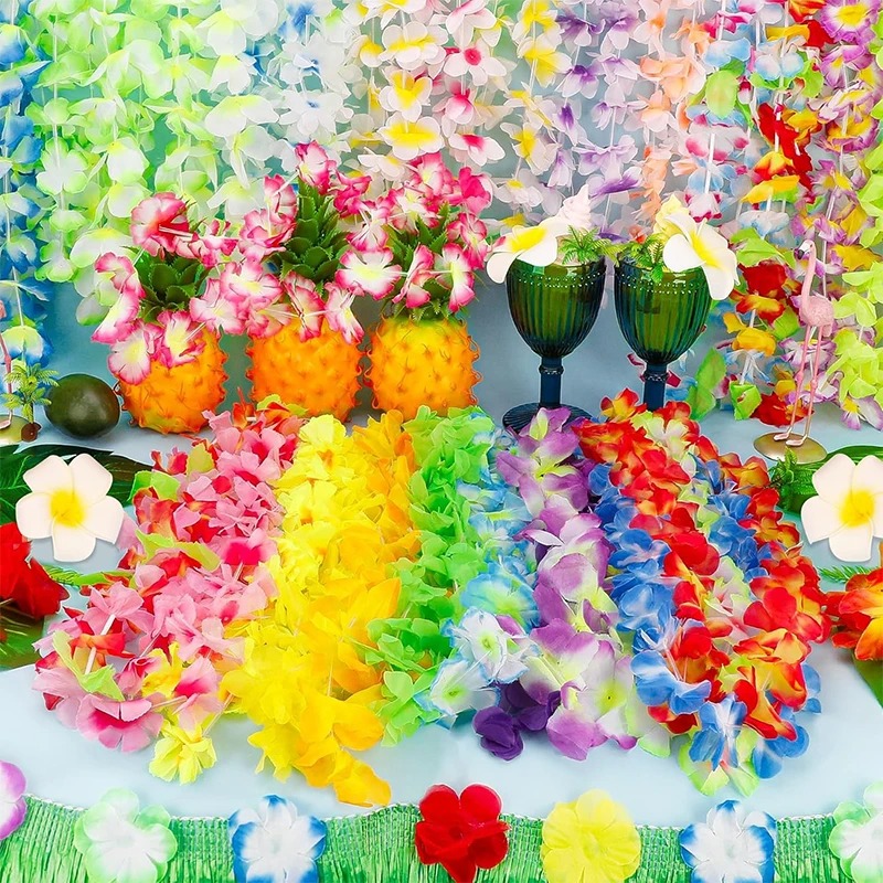 6/12/24Pcs Hawaiian Leis Party - Glow In The Dark Party Glasses 评论和价格