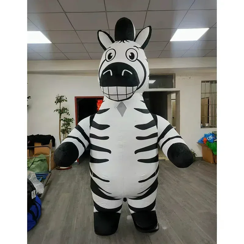 Inflatable Zebra Mascot Costum - Costumes 评论和价格