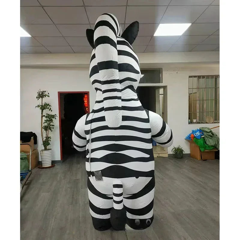 Inflatable Zebra Mascot Costum - Costumes 评论和价格