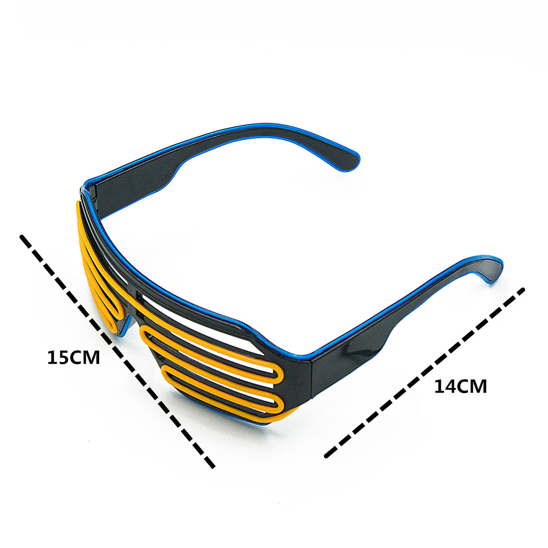 Glowing Glasses LED Gafas Lumi - Glow In The Dark Party Glasses 评论和价格