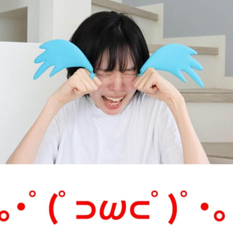 Printed Cry Tears Finger Ring  - Prank Toys 评论和价格