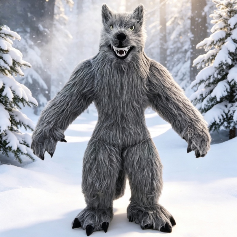 Giant Inflatable Grey Wolf Mas - Costumes 评论和价格