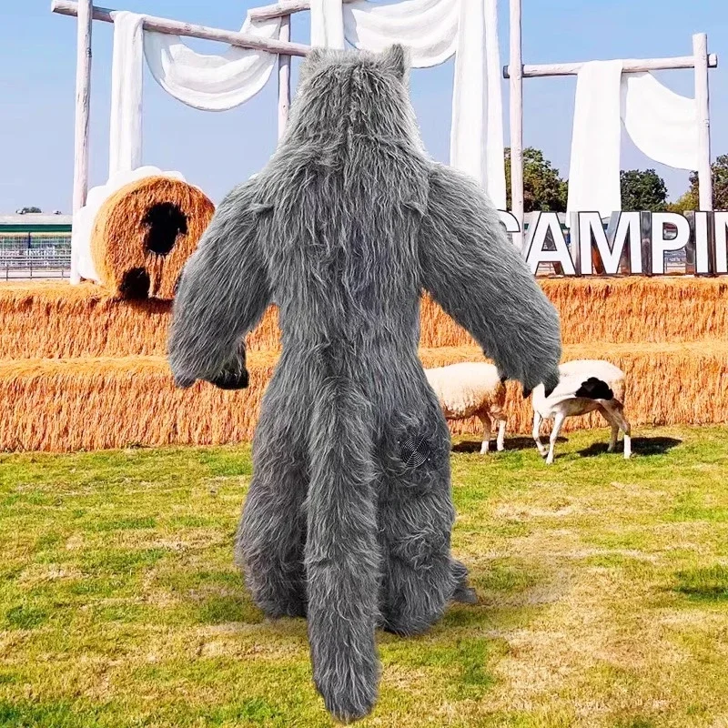Giant Inflatable Grey Wolf Mas - Costumes 评论和价格