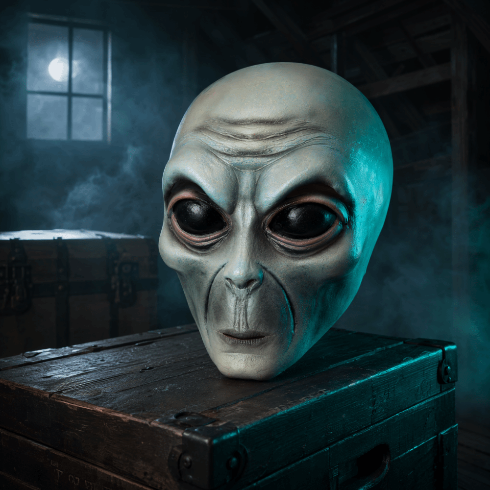 Latex Material Alien Mask Full - Latex Alien Mask Realistic 评论和价格