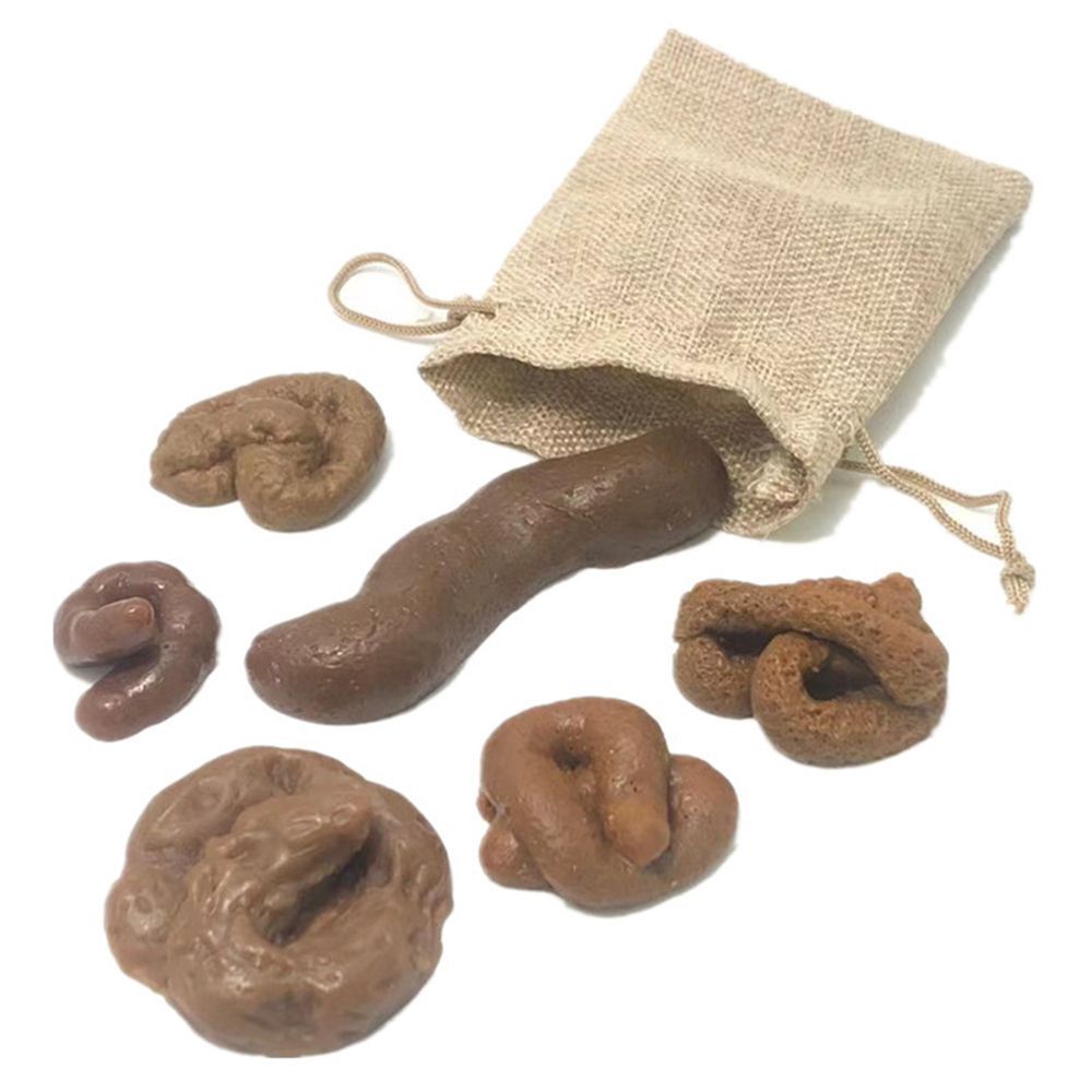 6Pcs Turd Tricky  Antistress F - Fake Poop Gag Gift 评论和价格