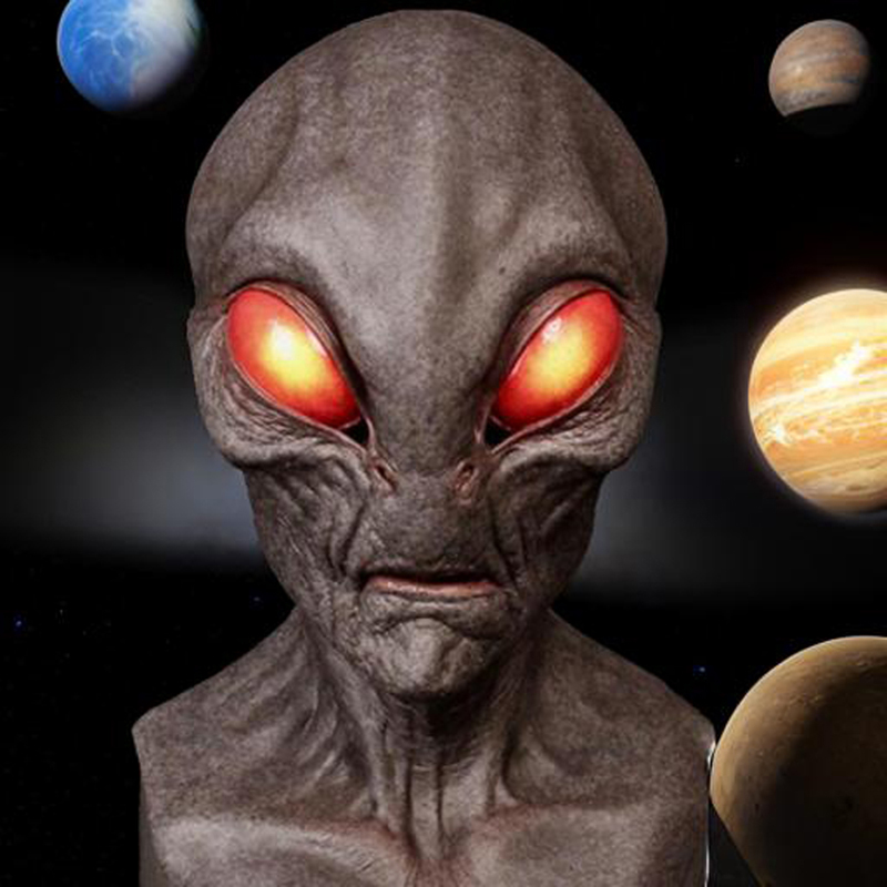 1pc, Alien Mask - Realistic la - Latex Alien Mask Realistic 评论和价格